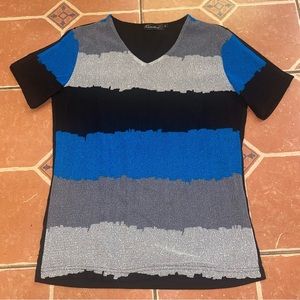 Striped Net Tshirt